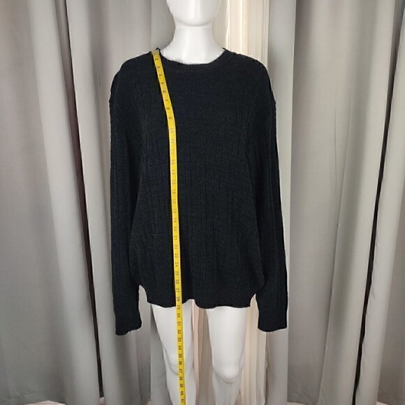 Croft & Barrow Extra Soft Crewneck Black Sweater Size Large - Picture 5 of 11